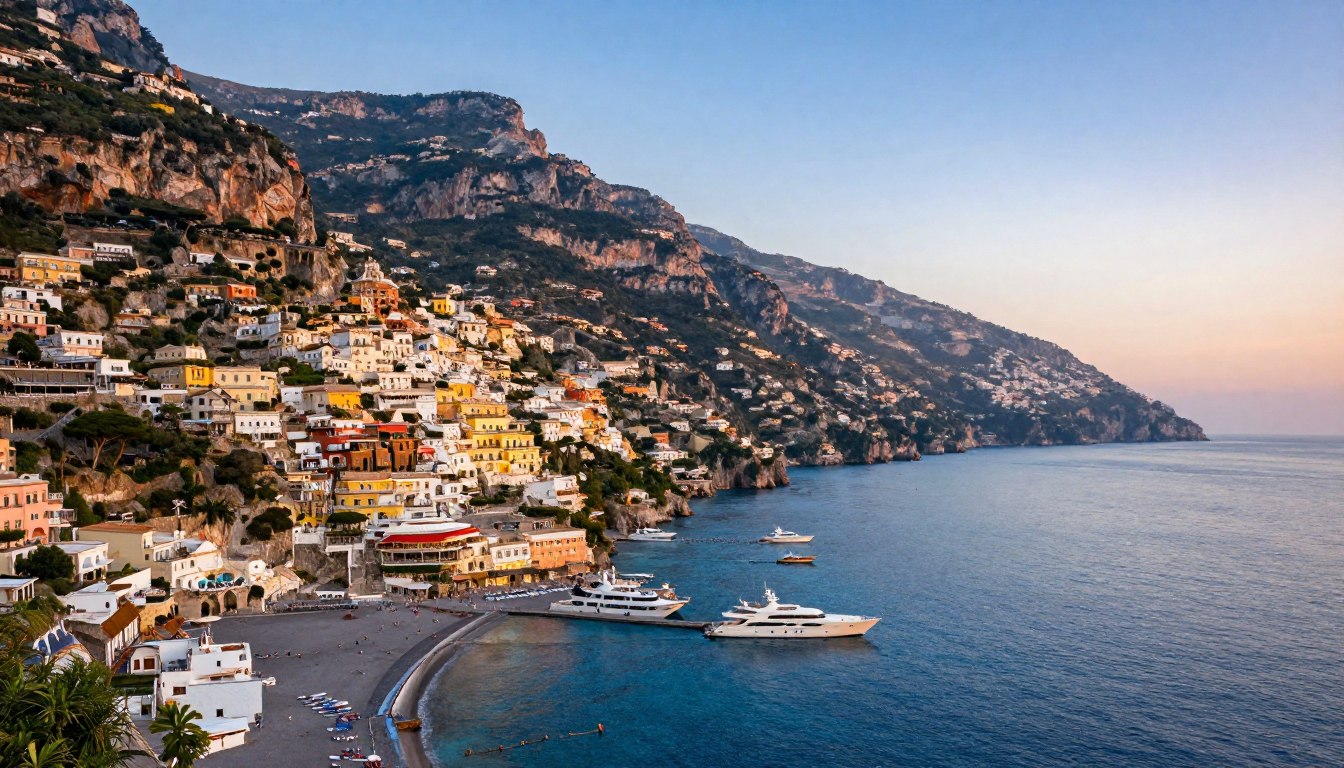 Coasta Amalfi din Italia, destinație romantică din top 5 țări de vizitat în luna de miere